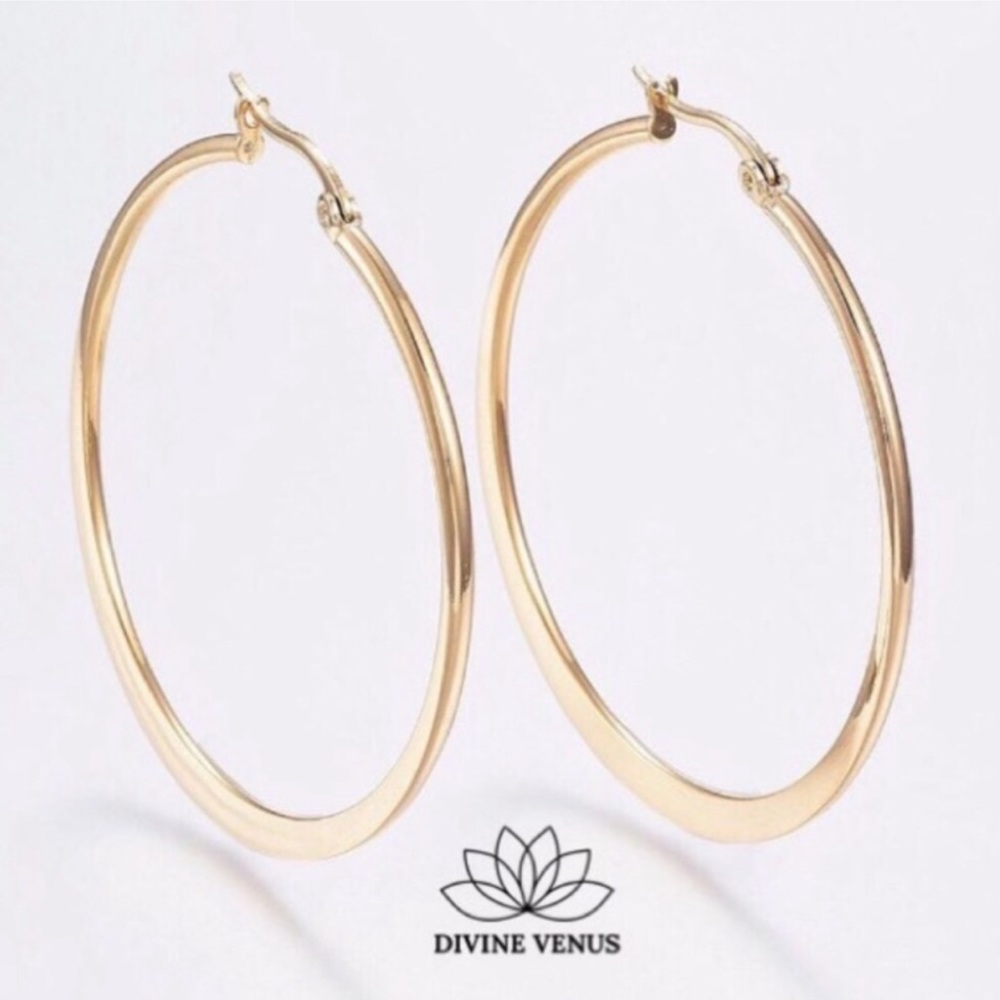 Hoop Earrings • Gold Plated 304 Stainless Steel